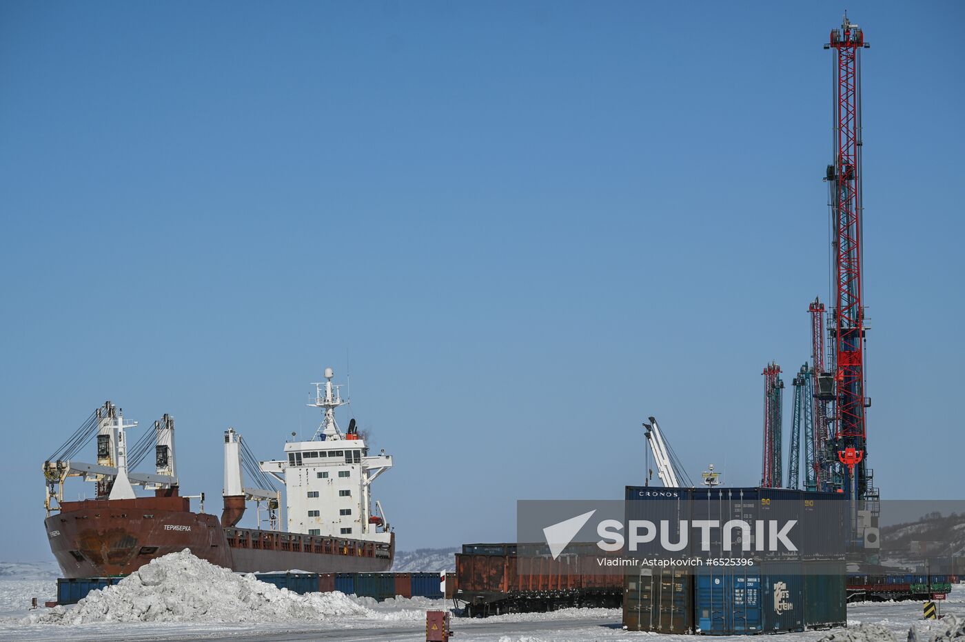 Russia Krasnoyarsk Region Dudinka Port