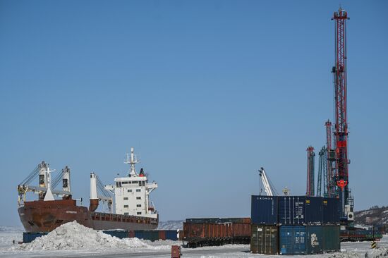 Russia Krasnoyarsk Region Dudinka Port