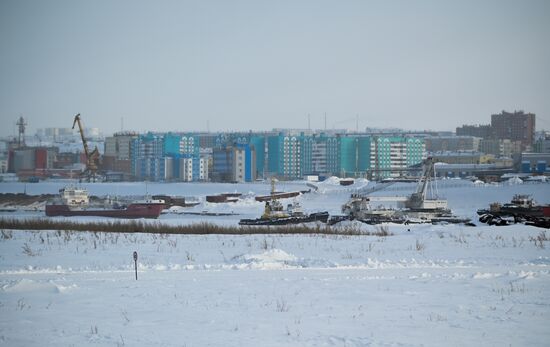 Russia Krasnoyarsk Region Dudinka Port