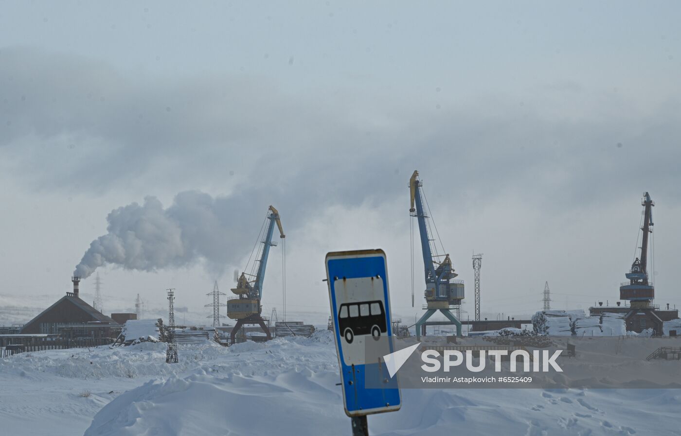 Russia Krasnoyarsk Region Dudinka Port