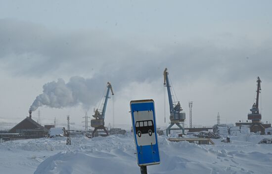 Russia Krasnoyarsk Region Dudinka Port