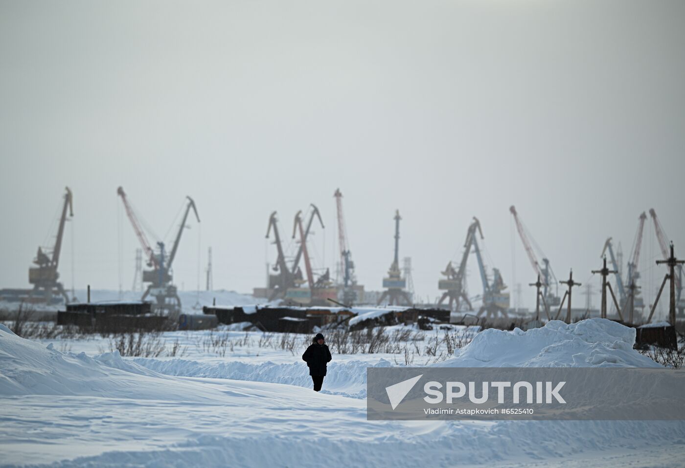 Russia Krasnoyarsk Region Dudinka Port