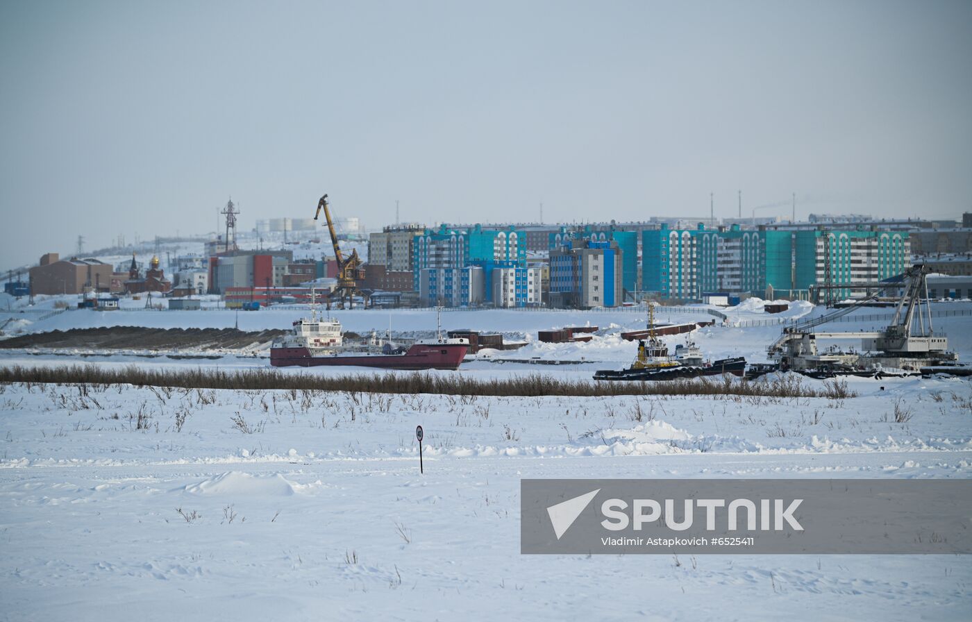 Russia Krasnoyarsk Region Dudinka Port