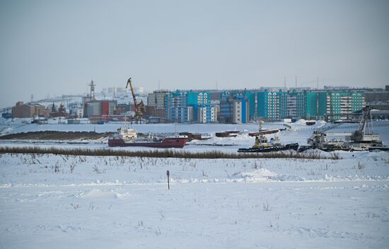 Russia Krasnoyarsk Region Dudinka Port