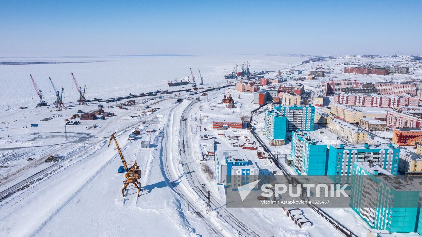 Russia Krasnoyarsk Region Dudinka Port