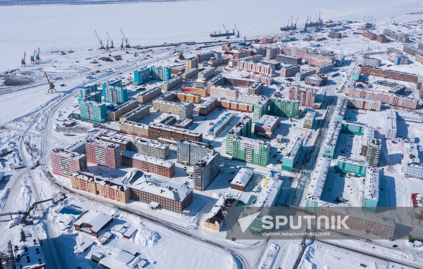 Russia Krasnoyarsk Region Dudinka Port