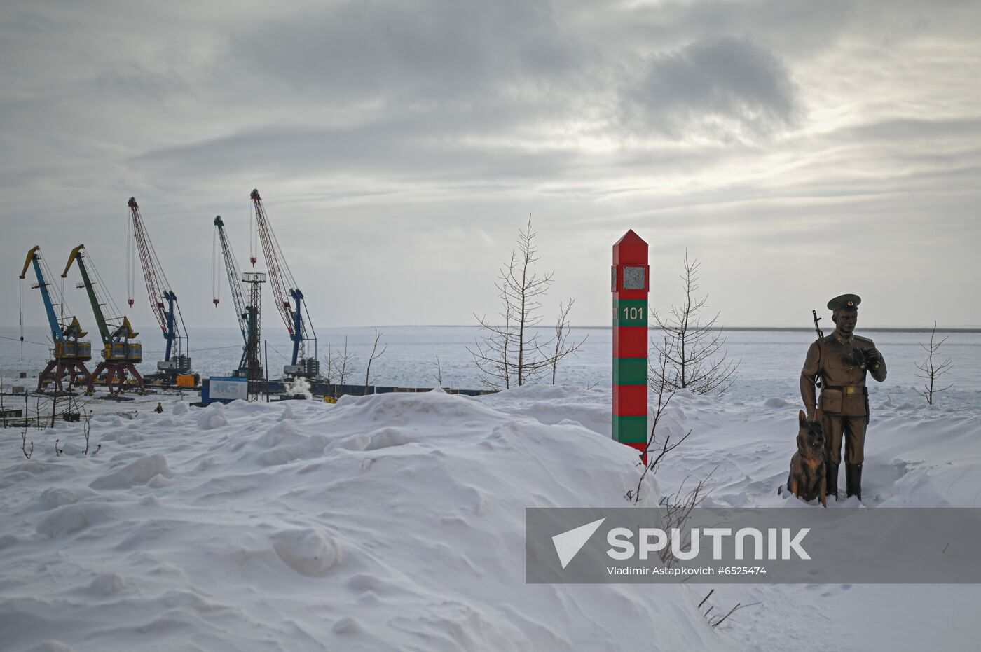 Russia Krasnoyarsk Region Dudinka Port