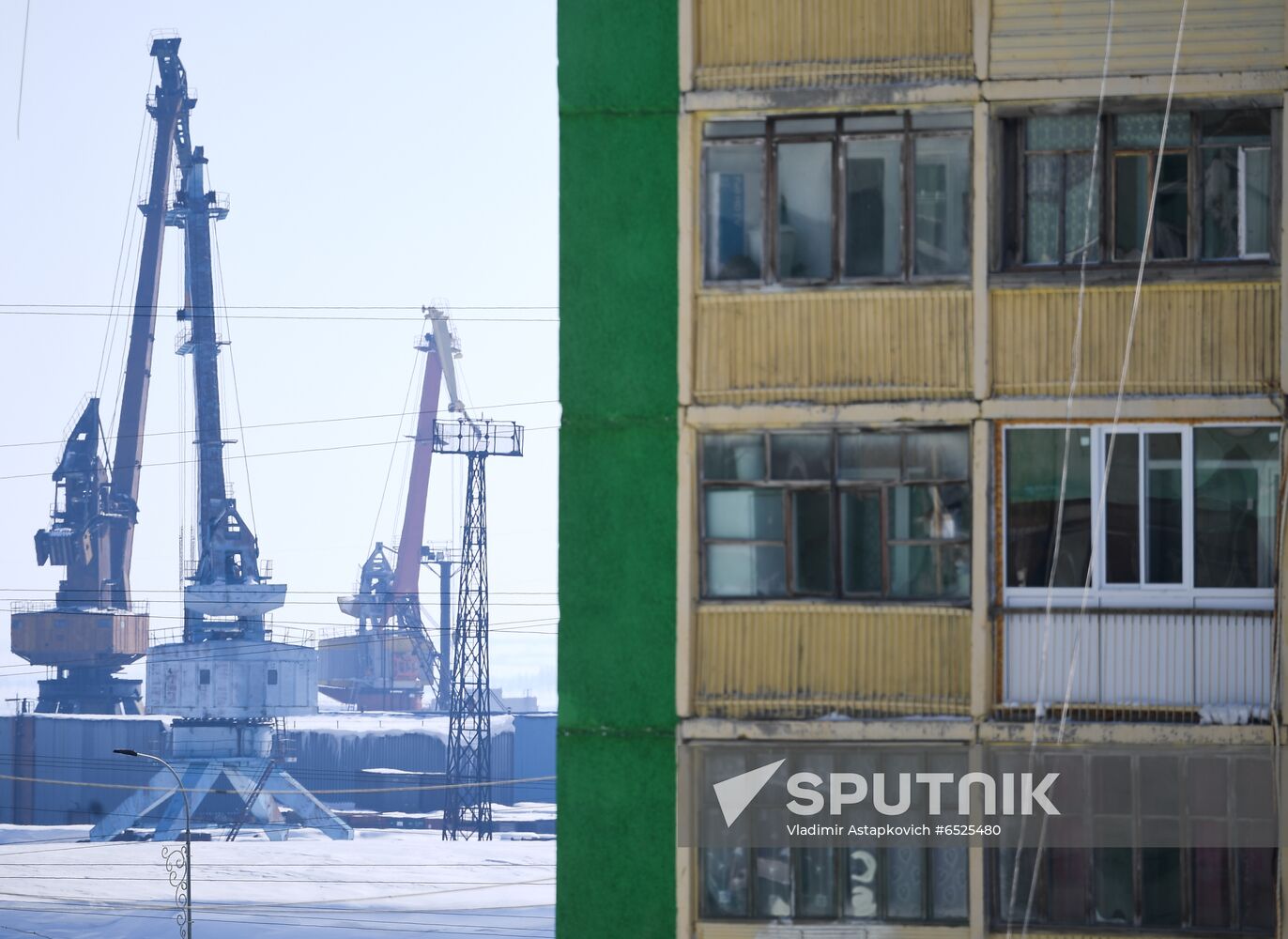 Russia Krasnoyarsk Region Dudinka Port