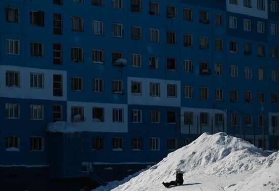 Russia Krasnoyarsk Region Dudinka Port