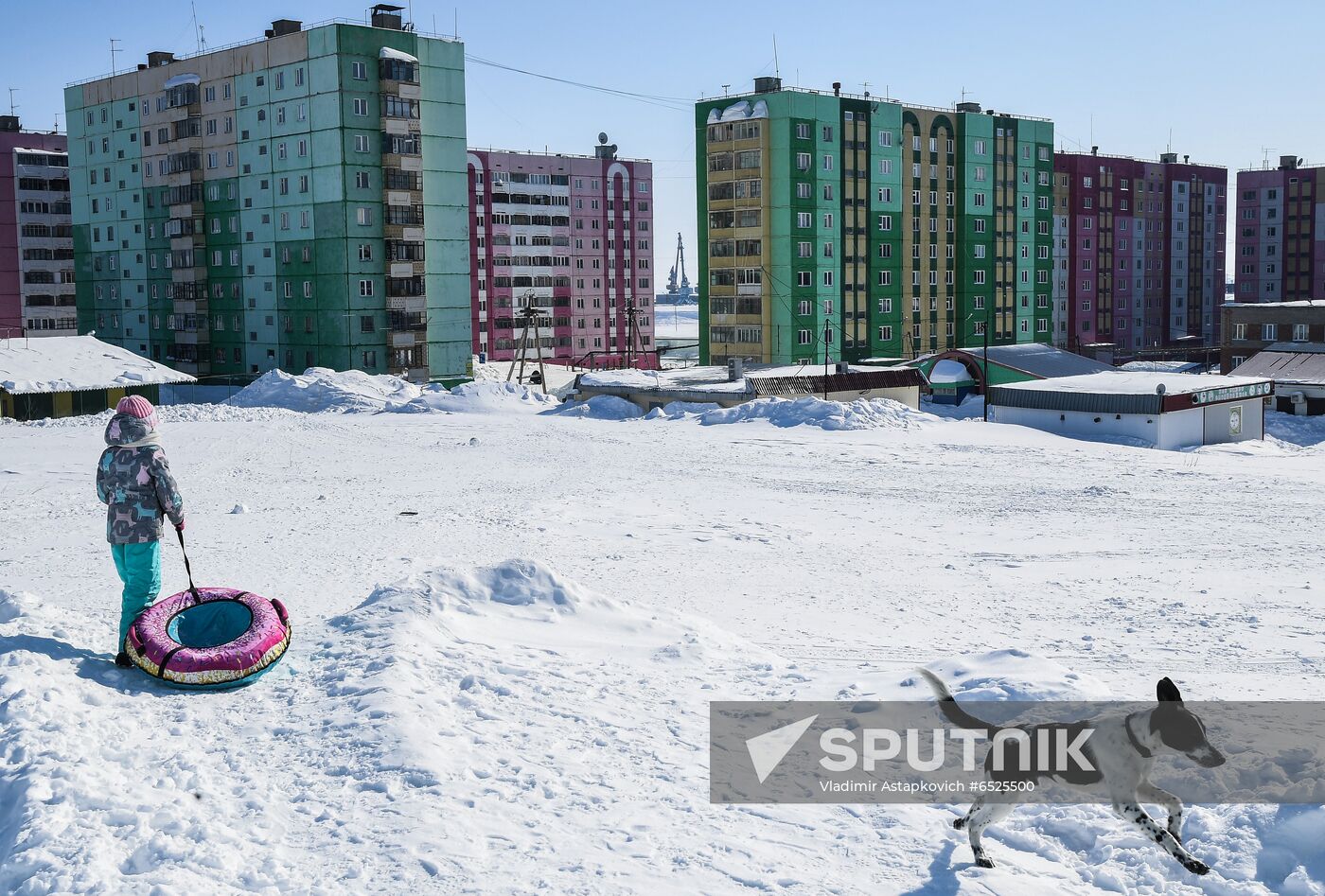 Russia Krasnoyarsk Region Dudinka Port