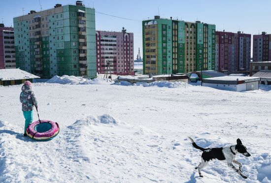 Russia Krasnoyarsk Region Dudinka Port