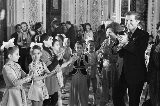 Prime Minister of Island Geir Hallgrimsson visits USSR