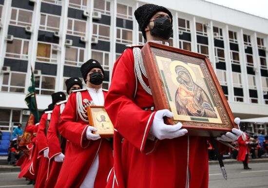 Russia Kuban Cossack Host Parade