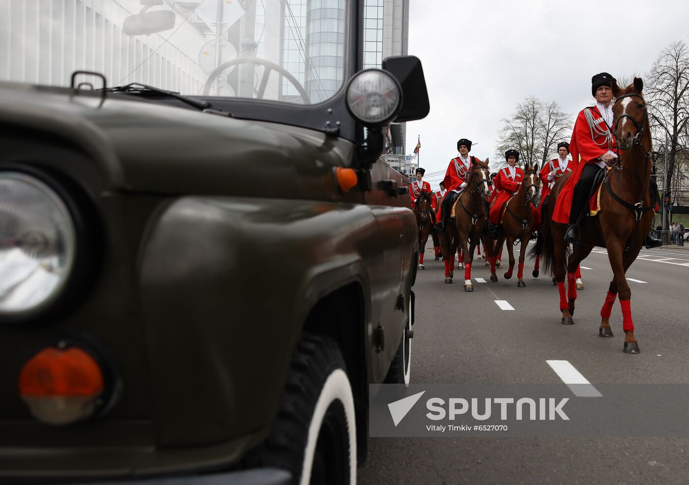 Russia Kuban Cossack Host Parade