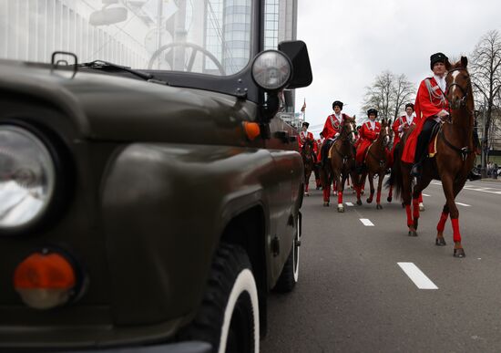 Russia Kuban Cossack Host Parade
