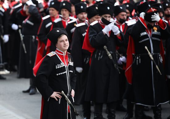 Russia Kuban Cossack Host Parade