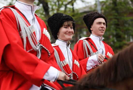 Russia Kuban Cossack Host Parade