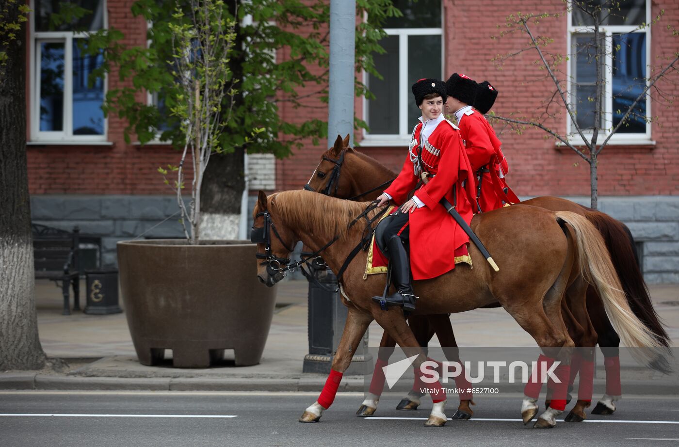 Russia Kuban Cossack Host Parade