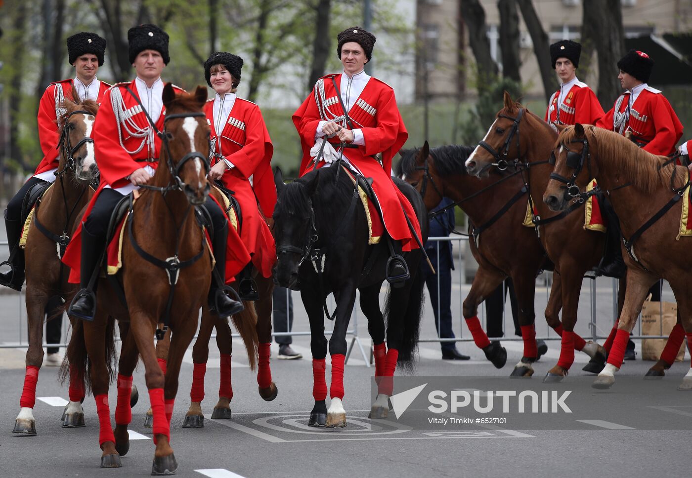 Russia Kuban Cossack Host Parade