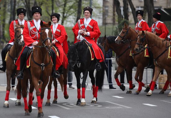Russia Kuban Cossack Host Parade