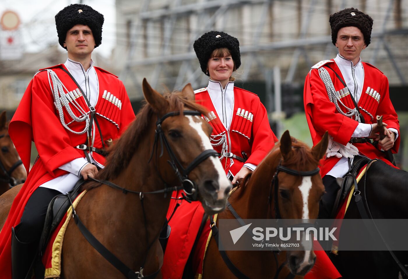 Russia Kuban Cossack Host Parade