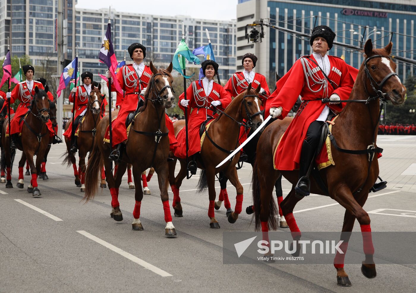 Russia Kuban Cossack Host Parade
