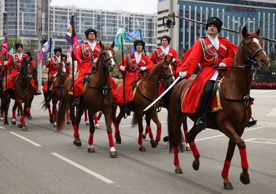 Russia Kuban Cossack Host Parade