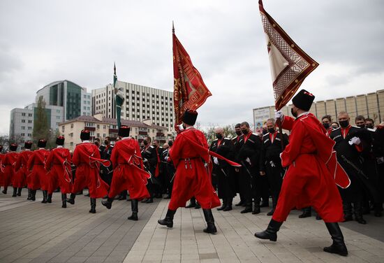 Russia Kuban Cossack Host Parade