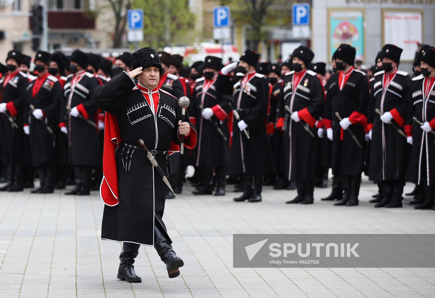 Russia Kuban Cossack Host Parade