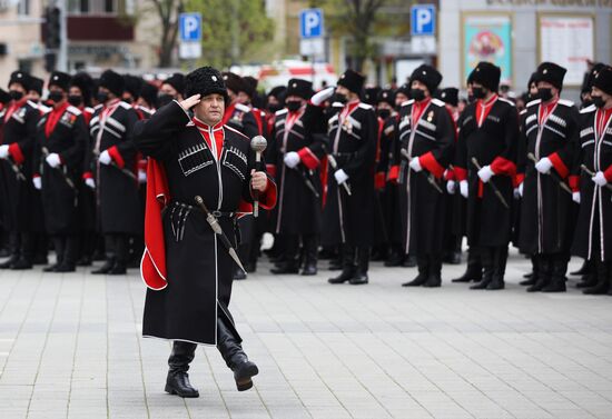 Russia Kuban Cossack Host Parade