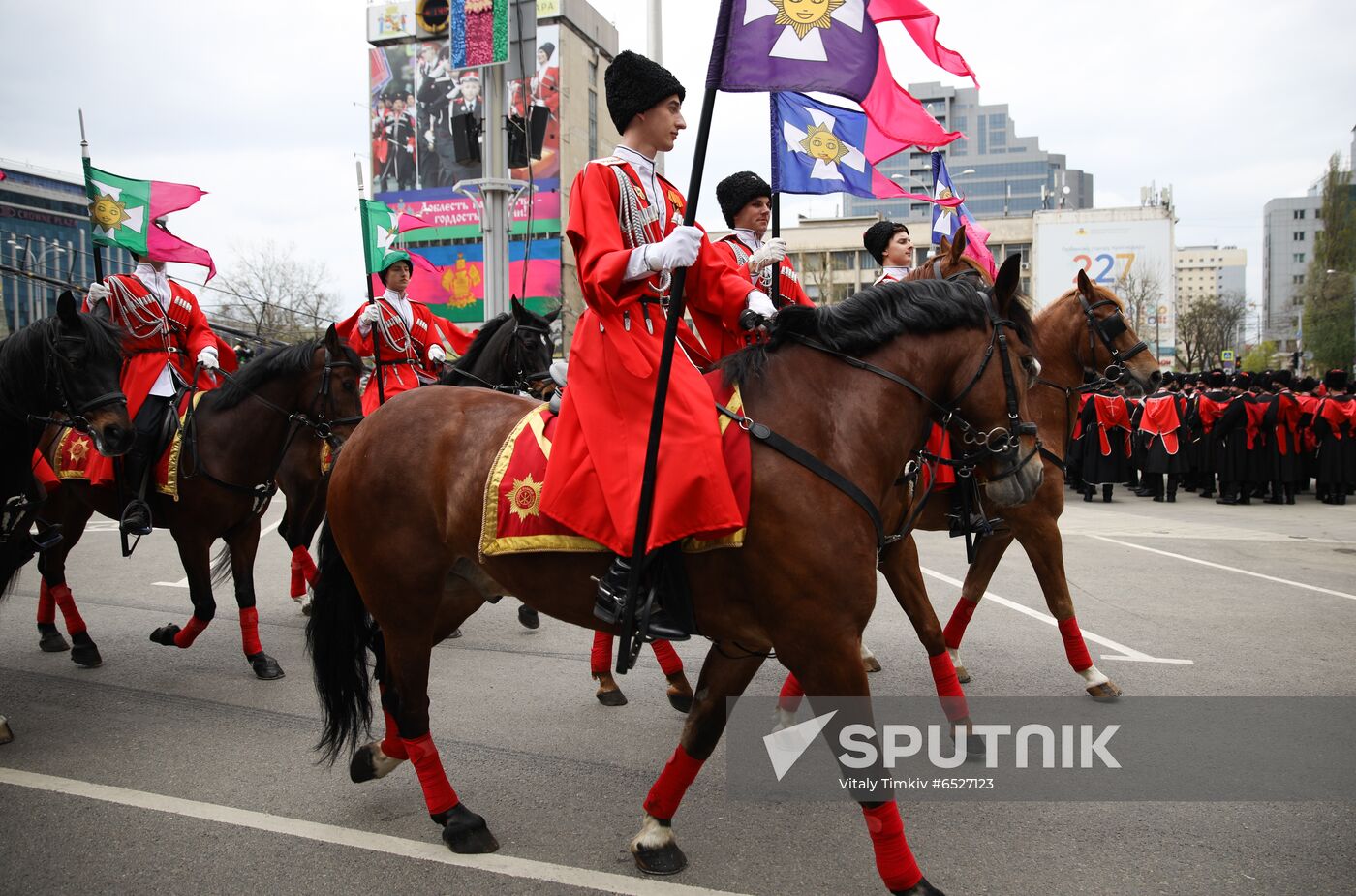 Russia Kuban Cossack Host Parade