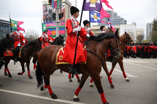 Russia Kuban Cossack Host Parade