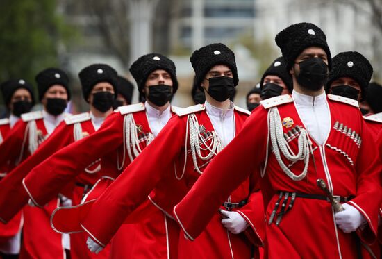 Russia Kuban Cossack Host Parade