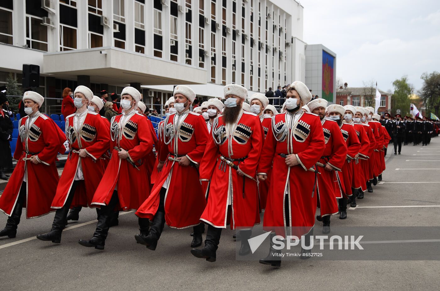 Russia Kuban Cossack Host Parade