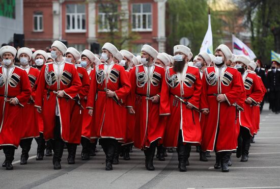 Russia Kuban Cossack Host Parade