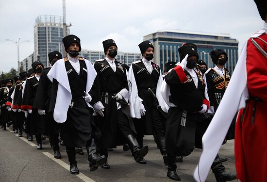 Russia Kuban Cossack Host Parade