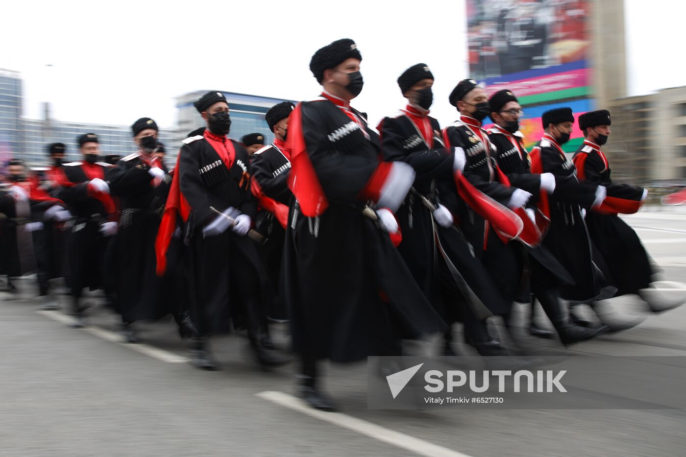 Russia Kuban Cossack Host Parade