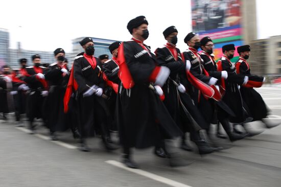 Russia Kuban Cossack Host Parade