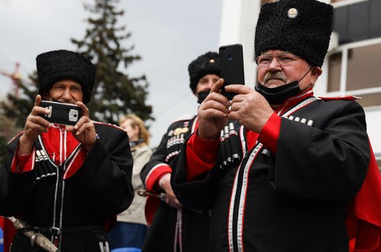 Russia Kuban Cossack Host Parade