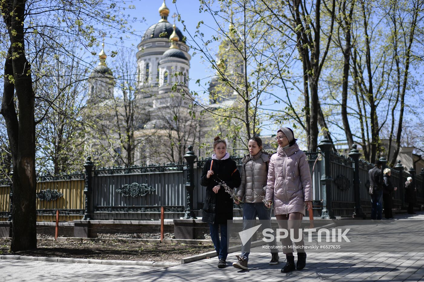 Ukraine DPR Palm Sunday