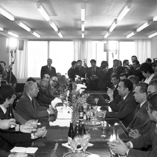 Tunisian Prime Minister Hedi Amara Nouira's visit to USSR