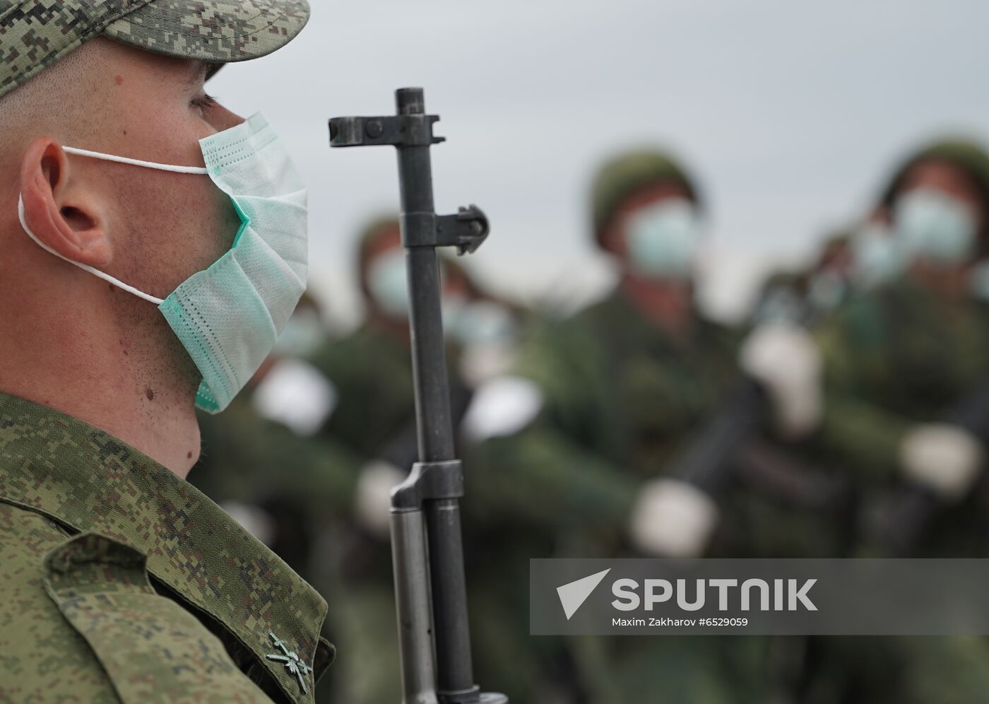 Ukraine LPR Victory Day Parade Preparations
