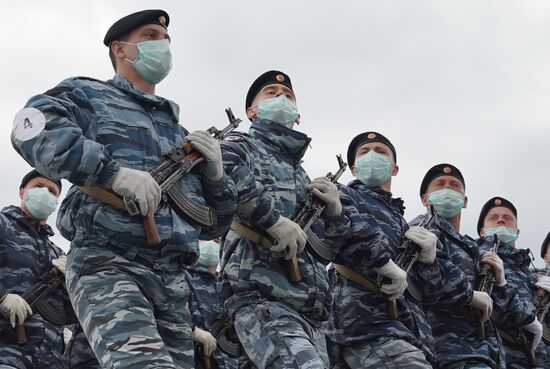 Ukraine LPR Victory Day Parade Preparations