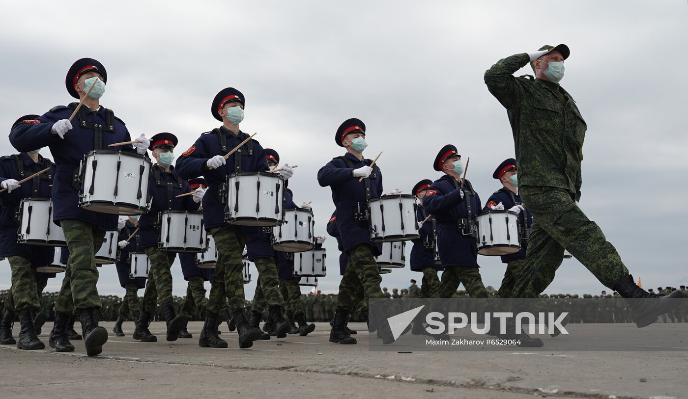 Ukraine LPR Victory Day Parade Preparations