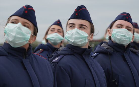 Ukraine LPR Victory Day Parade Preparations