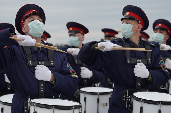 Ukraine LPR Victory Day Parade Preparations