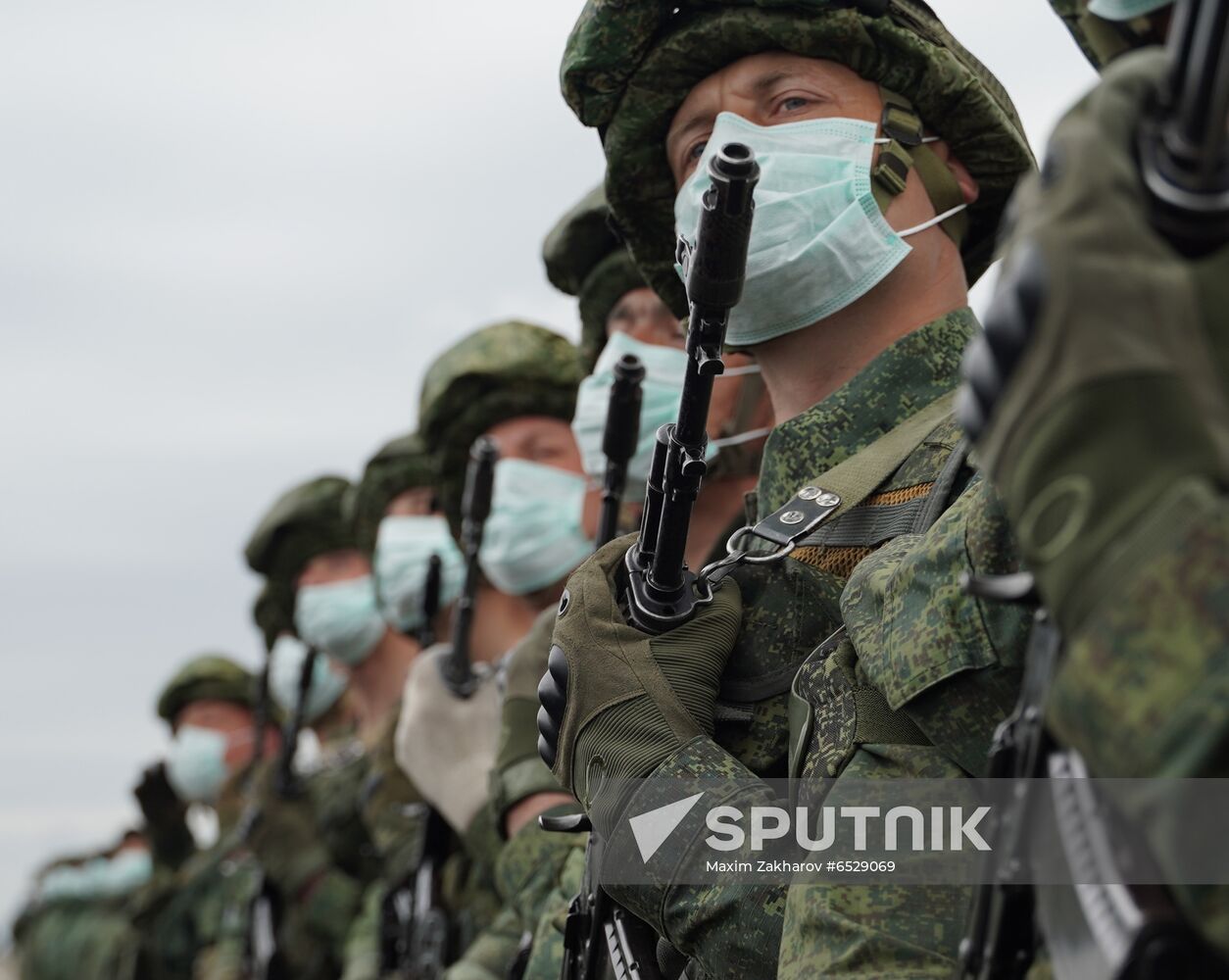 Ukraine LPR Victory Day Parade Preparations