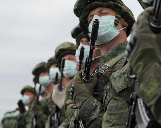 Ukraine LPR Victory Day Parade Preparations