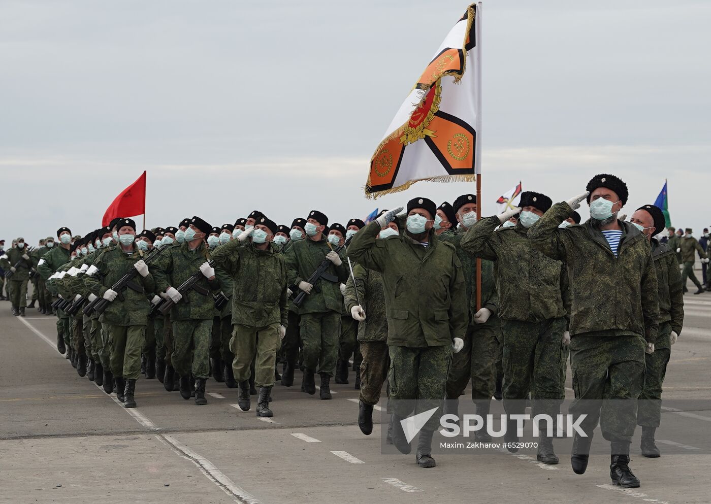 Ukraine LPR Victory Day Parade Preparations