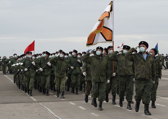 Ukraine LPR Victory Day Parade Preparations
